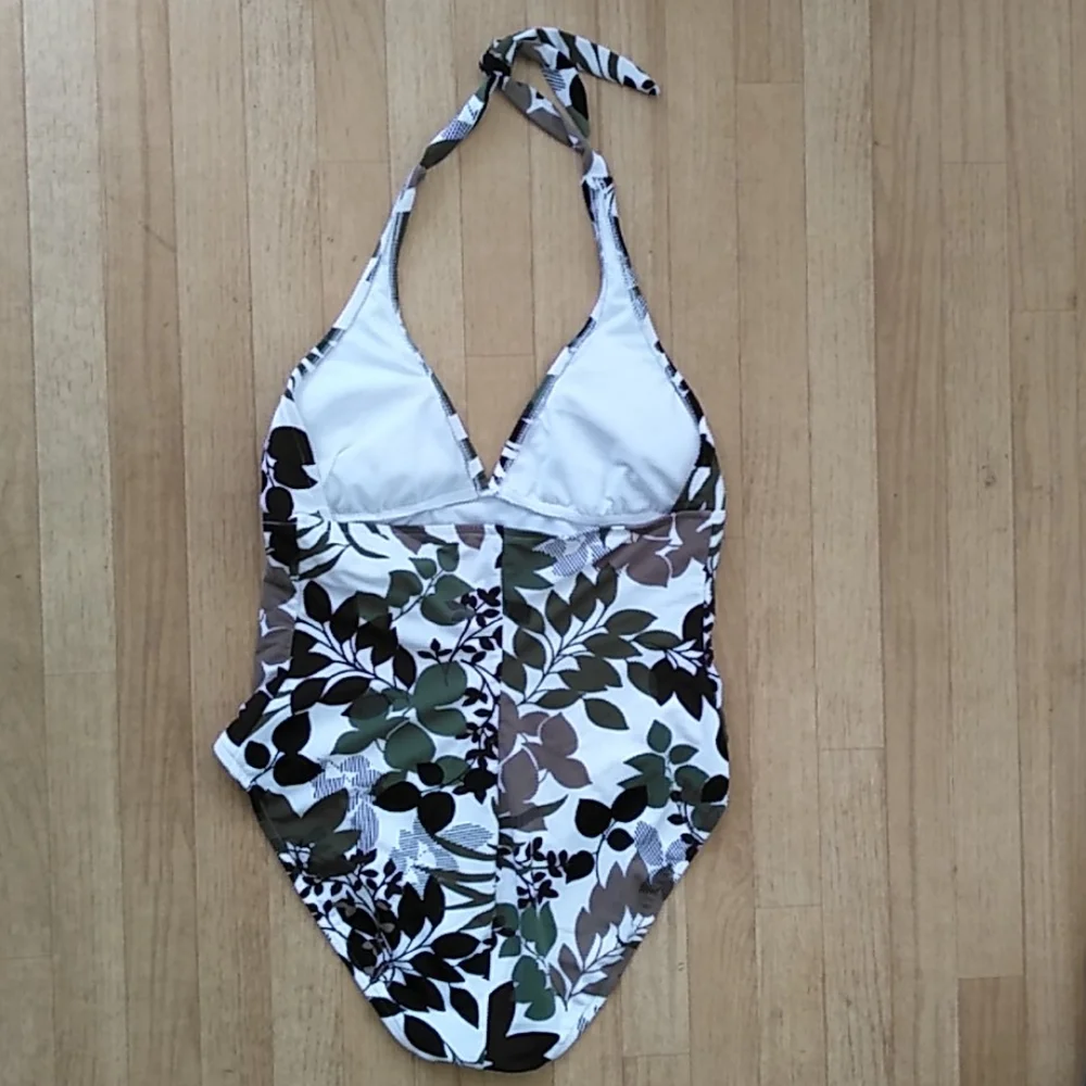 Tropical‎ halter top one piece